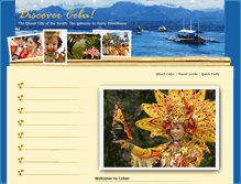 Tablet Screenshot of cebu-tourism.techcellar.net